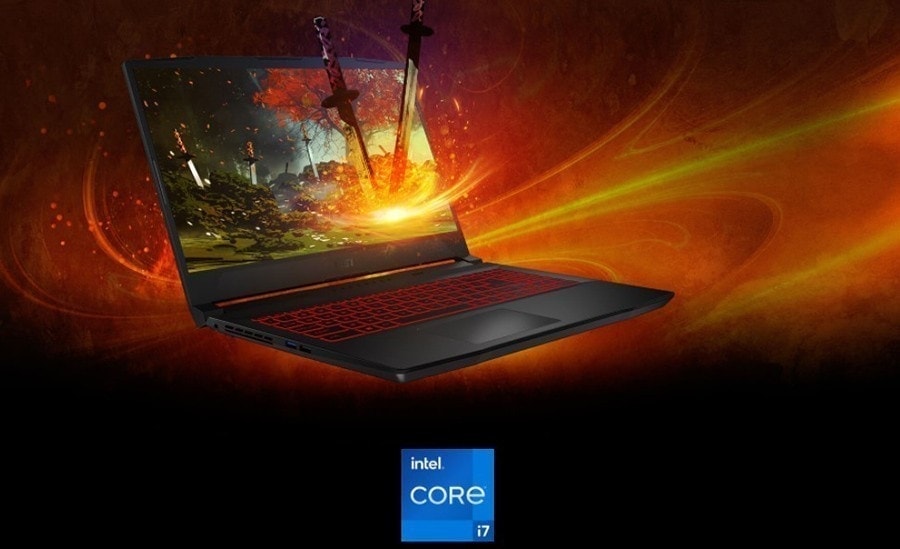 MSI 15.6'' KATANA GF66 11UE-814XTR i7-11800H 16GB DDR4 RTX3060 GDDR6 6GB 512GB SSD 144Hz Gaming Laptop h7
