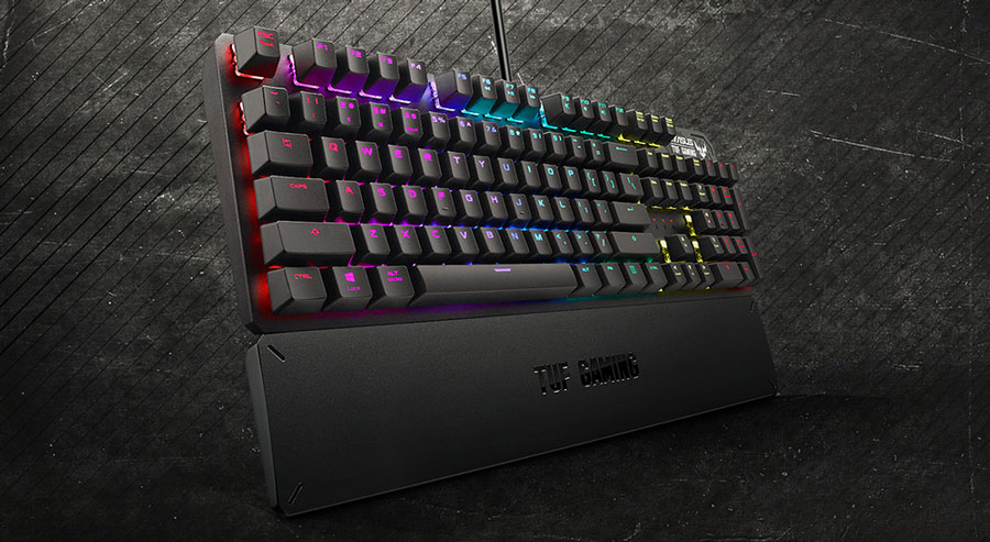 ASUS TUF Gaming K3 Red Switch RGB Türkçe Kablolu Türkçe Mekanik Gaming Klavye h6
