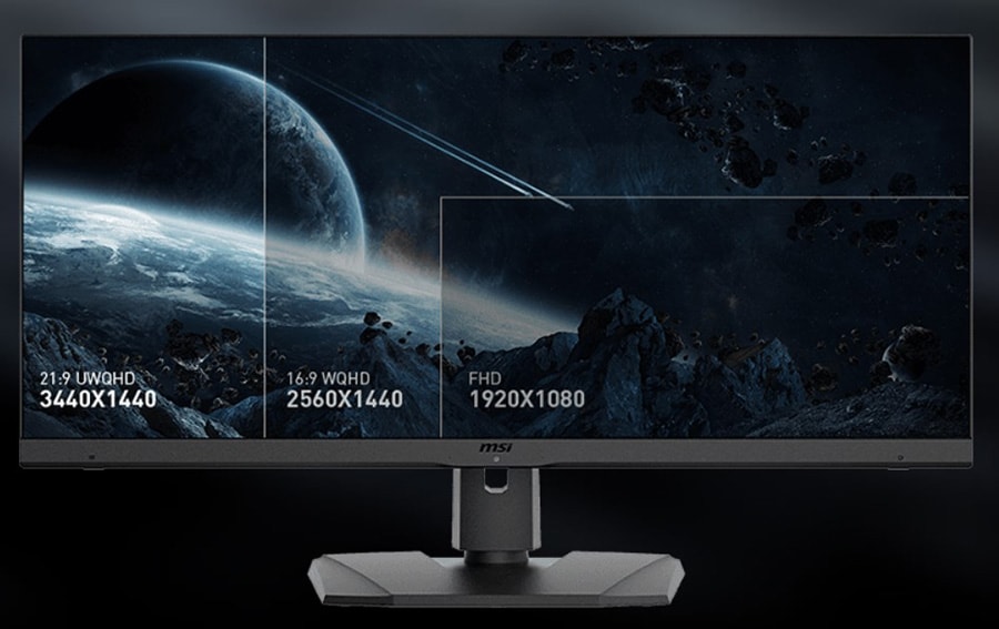 MSI OPTIX MPG341QR 34 inç 144Hz 1ms HDR400 G-Sync UWQHD IPS Gaming Monitör h10
