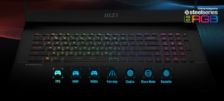 MSI VECTOR GP76 12UHSO-869TR i7-12700H 32GB DDR4 RTX3080Ti GDDR6 16GB 1TB SSD 17.3 FHD 360Hz W11 Gaming Laptop h10
