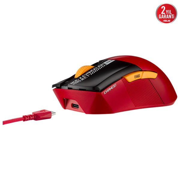 Asus Rog Gladius Iii Wireless Aimpoint Eva 02 Edition 36 000 Dpi Optik Kablosuz Gaming Mouse 90mp03f0 Bmua00 4