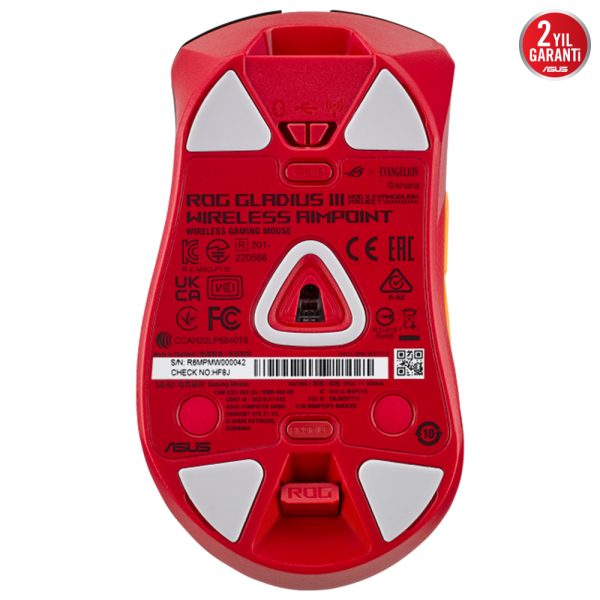 Asus Rog Gladius Iii Wireless Aimpoint Eva 02 Edition 36 000 Dpi Optik Kablosuz Gaming Mouse 90mp03f0 Bmua00 6