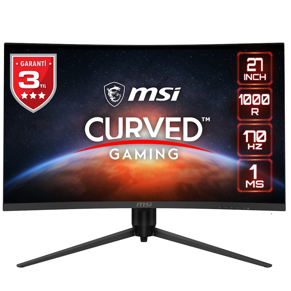 Msi G271cqp E2 27 Inc 170hz 1ms Va Curved Freesync Wqhd Gaming Monitor