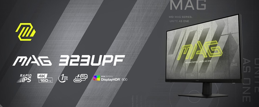 MSI MAG 323UPF 32 inç 160Hz 1Ms Freesync Premium Pro UHD FLAT RAPID IPS Gaming Monitör