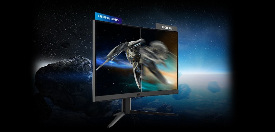 MSI G24C4 E2 23.6 inç 180Hz 1Ms Curved Adaptive Sync Full HD VA Gaming Monitör