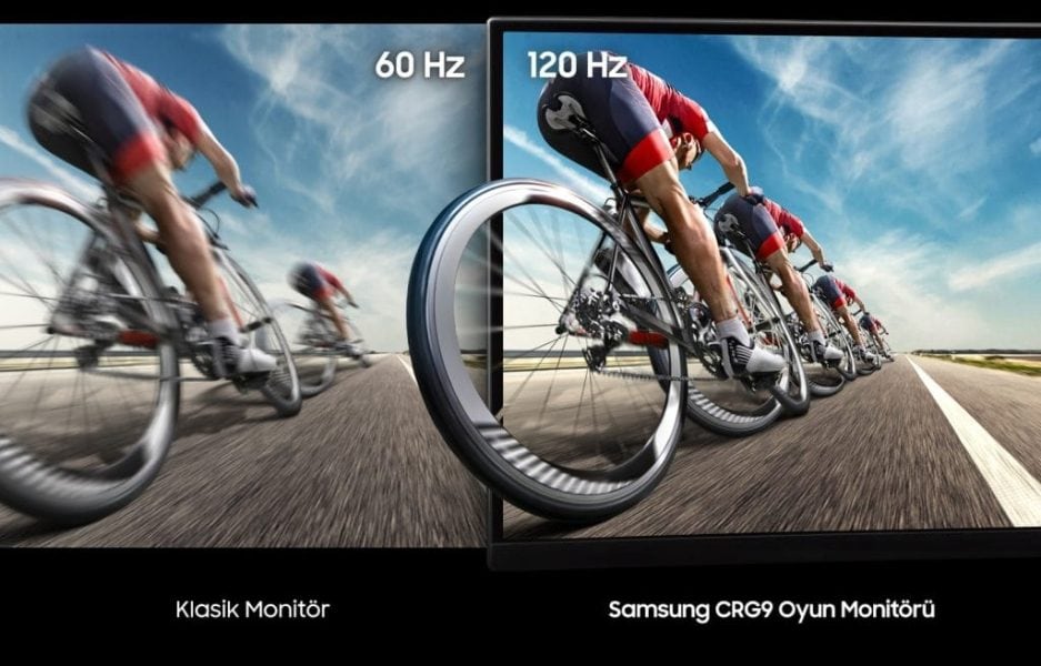 Samsung Crg9 Lc49rg90ssmxuf 49 Inc 120 Hz 4ms Ultra Wide Dqhd Freesync 2 Va Kavisli Gaming Monitor H5