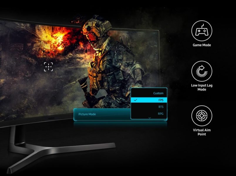Samsung Crg9 Lc49rg90ssmxuf 49 Inc 120 Hz 4ms Ultra Wide Dqhd Freesync 2 Va Kavisli Gaming Monitor H6