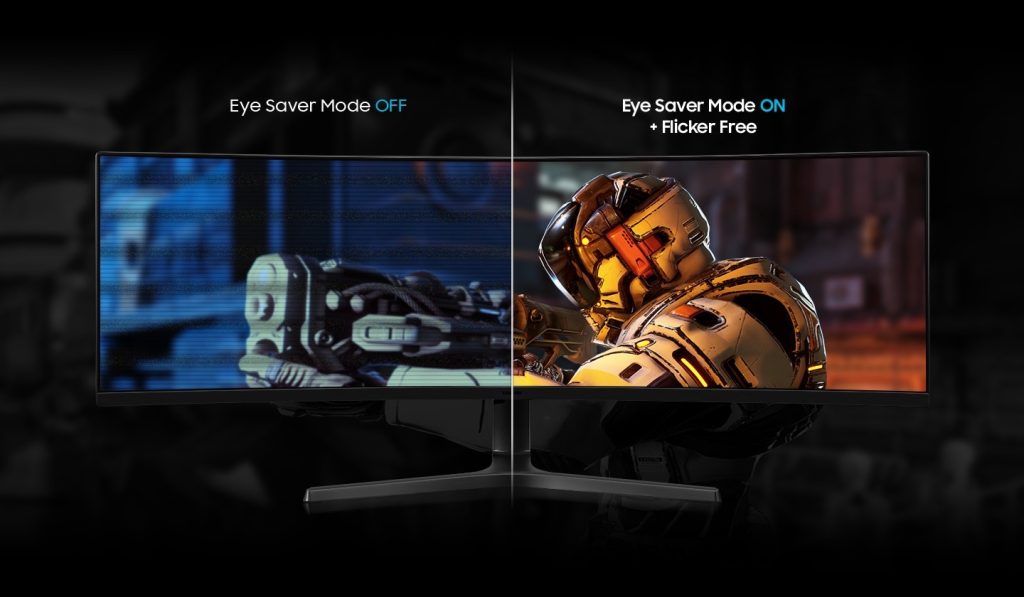 Samsung Crg9 Lc49rg90ssmxuf 49 Inc 120 Hz 4ms Ultra Wide Dqhd Freesync 2 Va Kavisli Gaming Monitor H8