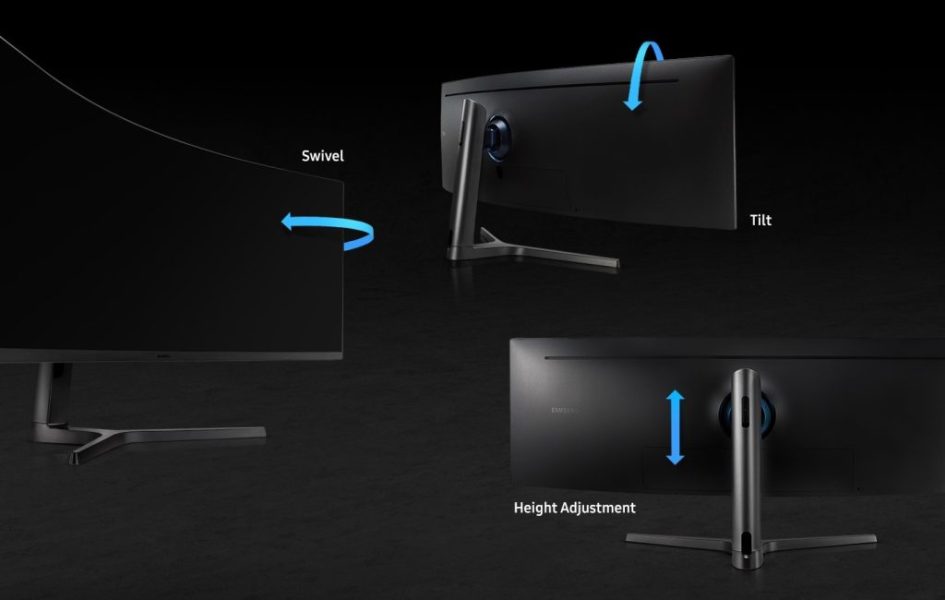 Samsung Crg9 Lc49rg90ssmxuf 49 Inc 120 Hz 4ms Ultra Wide Dqhd Freesync 2 Va Kavisli Gaming Monitor H9
