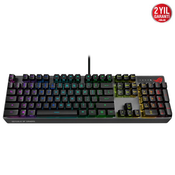 Asus Rog Strix Scope Rx Blue Switch Ip57 Su Gecirmez Ve Toza Dayanikli Turkce Optik Mekanik Gaming Klavye 3