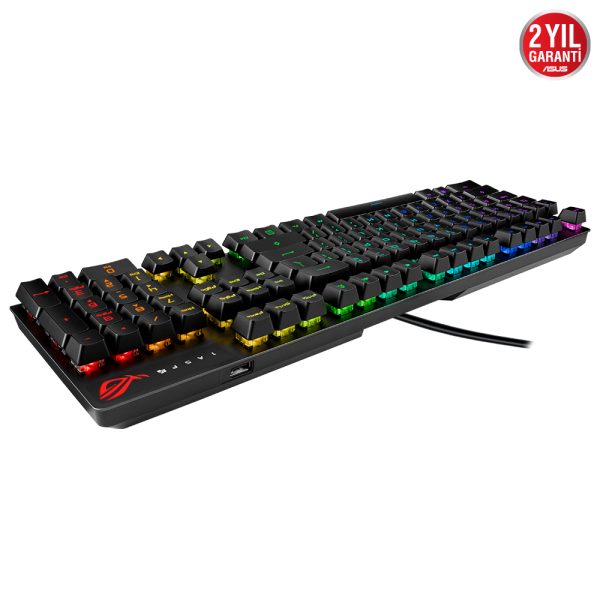 Asus Rog Strix Scope Rx Blue Switch Ip57 Su Gecirmez Ve Toza Dayanikli Turkce Optik Mekanik Gaming Klavye 5