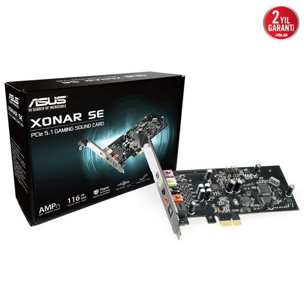 Asus Xonar Se 5 1 Kanal Pci Express Hi Fi 300ohm 116db Gaming Ses Karti 1