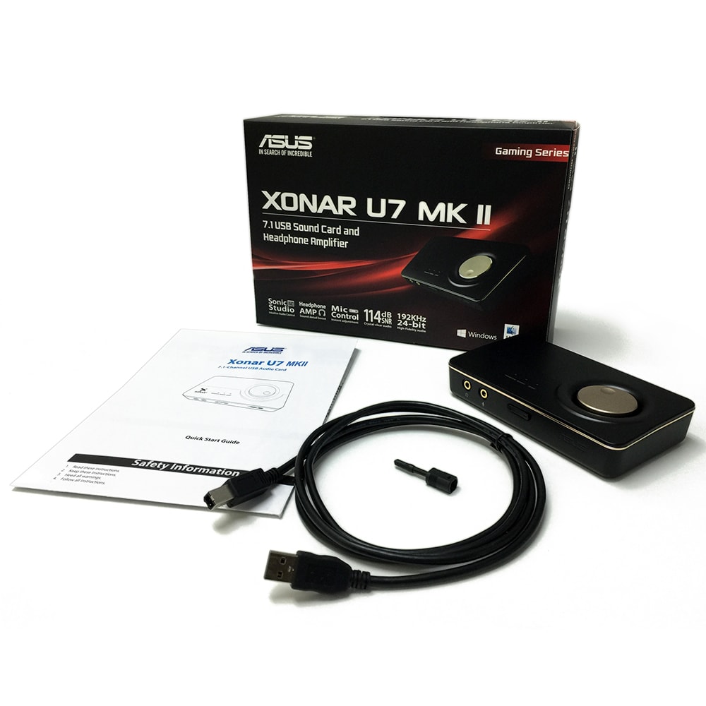 Asus Xonar U7 Mkii 7 1 Kanal Usb Hd 114db Gaming Ses Karti