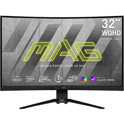 MSI MAG 325CQRXF 31.5 inç 240Hz 1Ms Curved Adaptive Sync WQHD VA Gaming Monitör