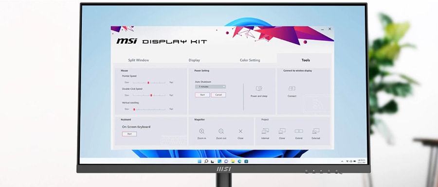 MSI MODERN MD272QXP 27 inç 100Hz 1Ms FLAT IPS Adaptive Sync WQHD Anti Glare Monitör