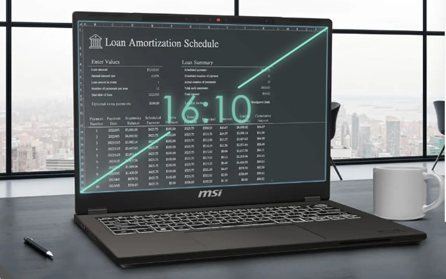 MSI COMMERCIAL 14 H A13MG-075XTR Intel Core i5-13420H 16GB 512GB SSD Iris Xe Graphics 14 inç WUXGA Freedos Laptop 6