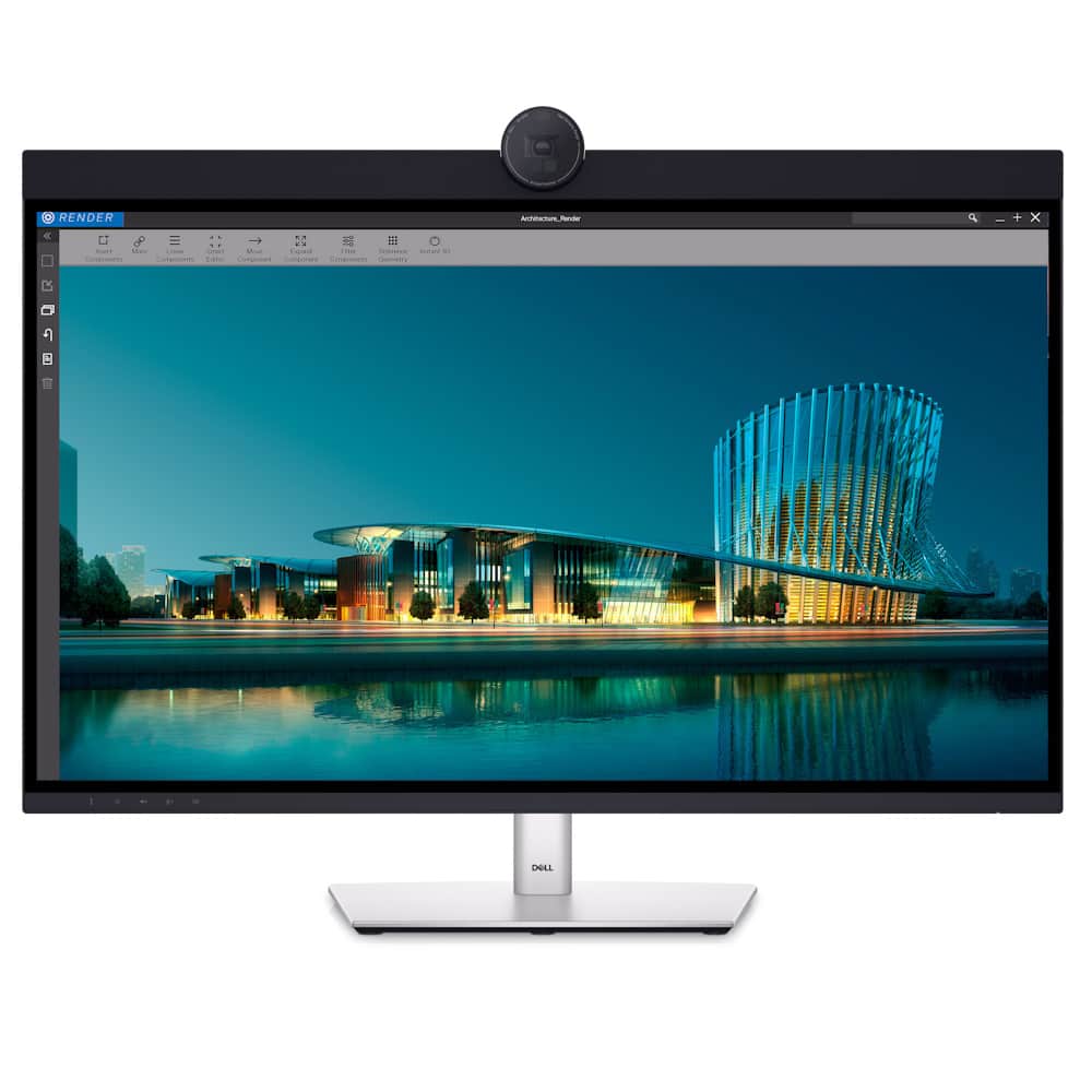 Dell Ultrasharp U3224kb 31 5 Inc 60hz 5ms 6k 6144x3456 Webcam Speakers Microphone Ips Monitor