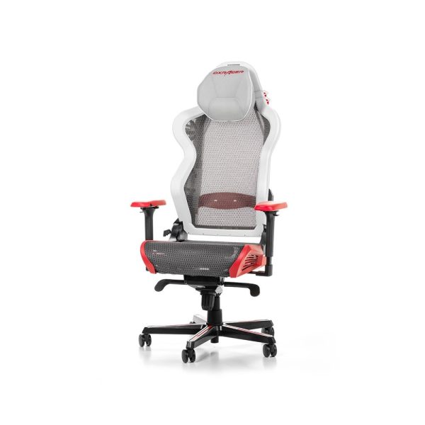 Dxracer Airpro Serisi Ofis Ve Oyuncu Koltugu Beyaz Kirmizi Air R1s Wrn G B4 1