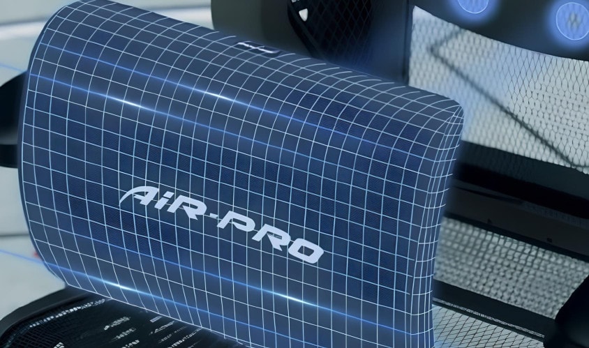 DXRacer AirPro Serisi Ofis ve Oyuncu Koltuğu Siyah AIR-R1S-N.N-B4 3