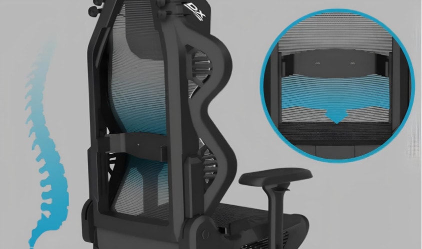 DXRacer AirPro Serisi Ofis ve Oyuncu Koltuğu Siyah AIR-R1S-N.N-B4 4