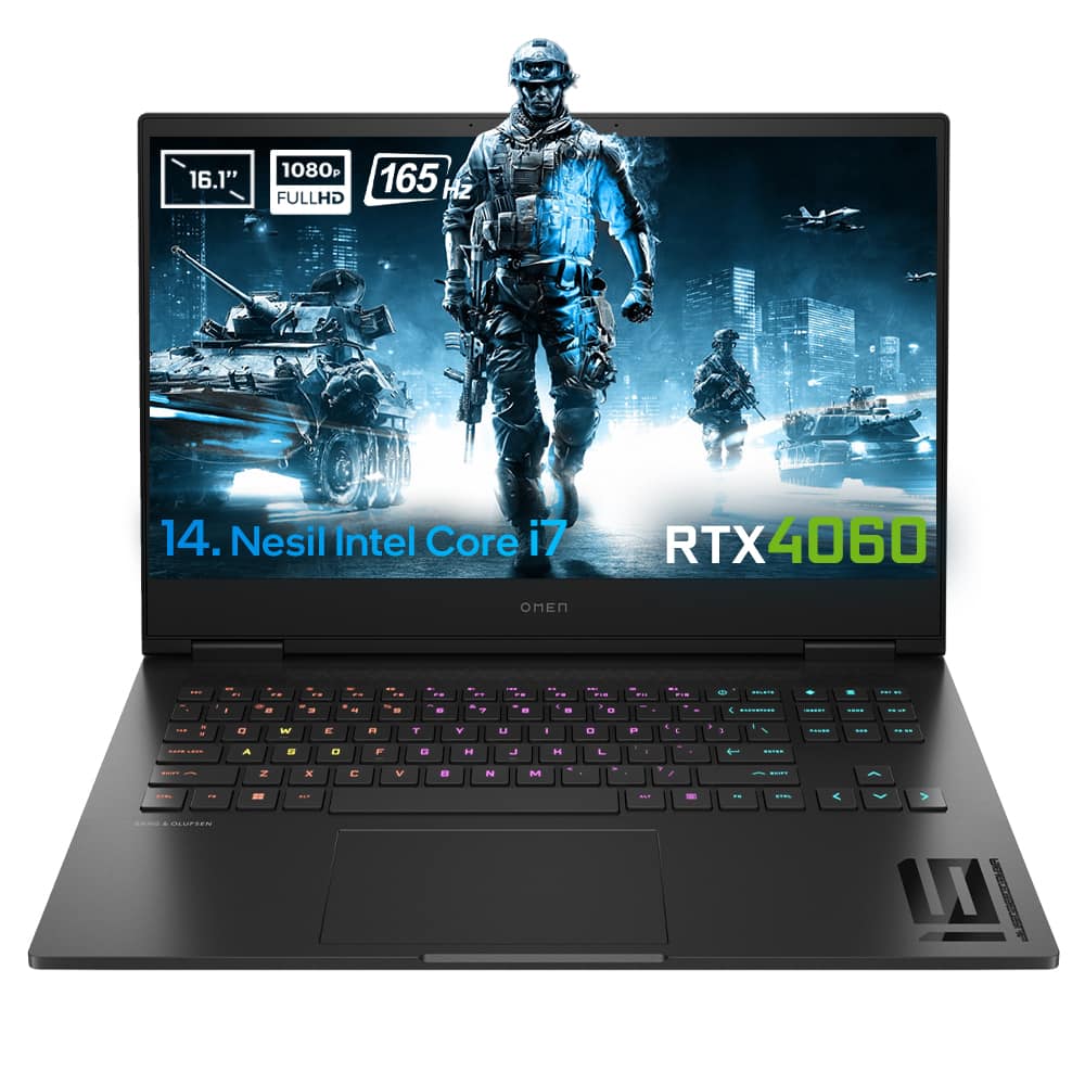 Hp Omen 16 Wf1025nt 9j1z3ea Intel Core I7 14700hx 32gb Ddr5 1tb Ssd Rtx4060 8gb 16 1 Inc 165 Hz Full Hd Freedos Gaming Laptop
