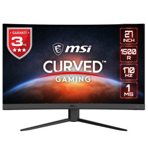 Msi G27c4 E2 27 Inc 170hz 1ms Freesync Premium Full Hd Curved Gaming Monitor