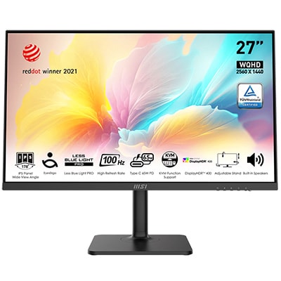 MSI MODERN MD272QXP 27 inç 100Hz 1Ms FLAT IPS Adaptive Sync WQHD Anti Glare Monitör