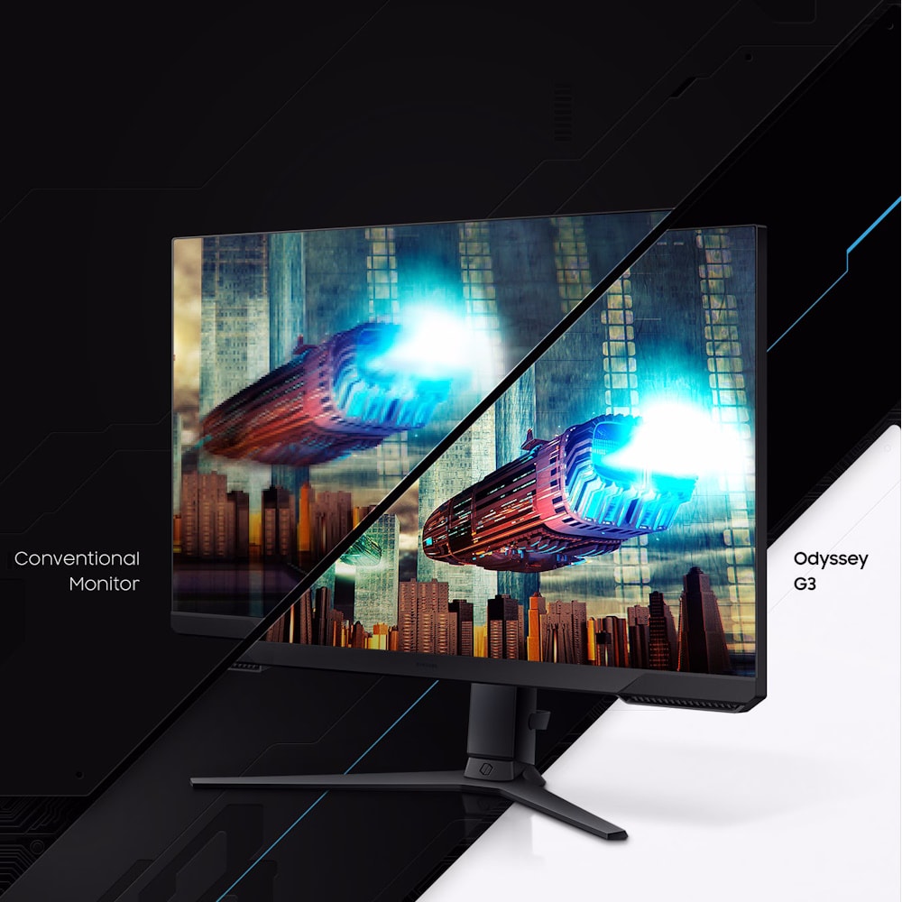 Samsung Odyssey G3 Ls24ag320nuxuf 24 Inç 165 Hz 1ms Va Freesync Premium Full Hd Gaming Monitör 1