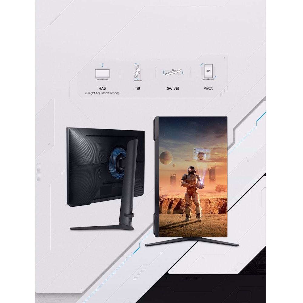 Samsung Odyssey G3 Ls24ag320nuxuf 24 Inç 165 Hz 1ms Va Freesync Premium Full Hd Gaming Monitör 3