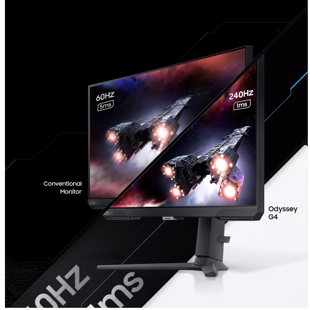 Samsung Odyssey G4 Ls25bg400euxuf 25 Inç 240 Hz 1ms Ips Adaptive Sync Full Hd Gaming Monitör 1