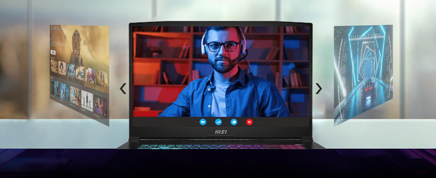 MSI KATANA A17 AI B8VF-855XTR AMD Ryzen 7-8845HS 16GB DDR5 1TB SSD RTX4060 8GB 17.3 inç Full HD 144Hz Freedos Gaming Laptop 12