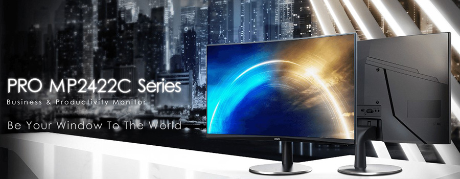 MSI PRO MP2422C 23.6 inç 100Hz 1Ms Curve 1500R VA Full HD Freesync Anti Glare Monitör 1