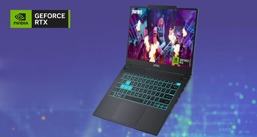 MSI CYBORG 14 A13VF-055XTR Intel Core i7-13620H 16GB DDR5 1TB SSD RTX4060 8GB 14 inç Full HD+ 144Hz Freedos Gaming Laptop 6