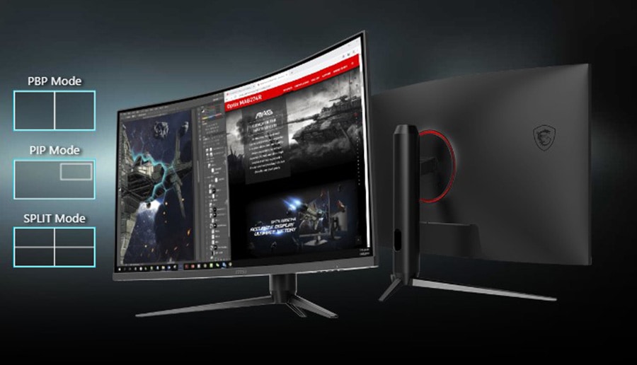 MSI G321CQP E2 31.5 inç 170Hz 1ms WQHD FreeSync Premium VA Kavisli Gaming Monitör h11