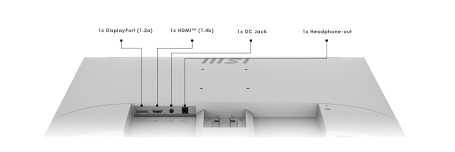 MSI PRO MP243XW 23.8 inç 100Hz 1Ms FLAT IPS Adaptive Sync Full HD Monitör h20