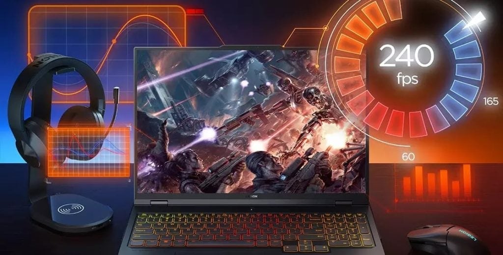 Lenovo Legion Pro7 16arx8h 82ws003ntr Amd Ryzen 9 7945hx 32gb 1tb Ssd Rtx4080 12gb 16 Inc 240hz Wqxga Freedos Gaming Laptop H4