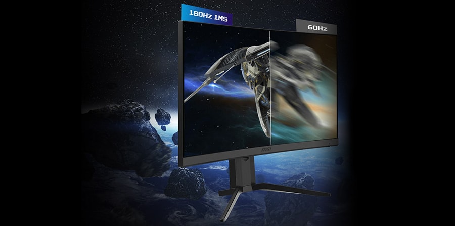 MSI G24C6P E2 23.6 inç 180Hz 1Ms CURVE VA Adaptive Sync Full HD Gaming Monitör h4