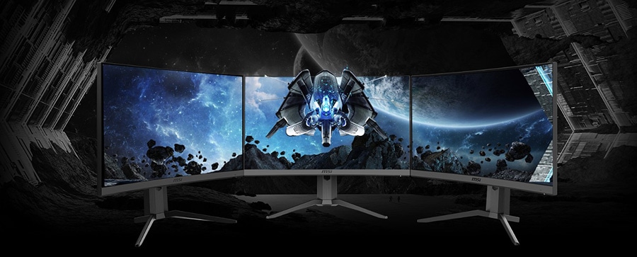 MSI G24C6P E2 23.6 inç 180Hz 1Ms CURVE VA Adaptive Sync Full HD Gaming Monitör h5