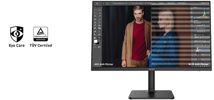 MSI MODERN MD271P 27 inç 75Hz 5Ms FLAT IPS Full HD TYPE-C Monitör H4