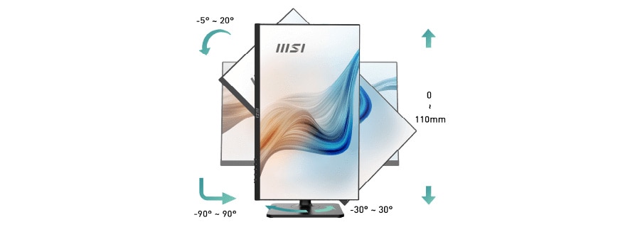 MSI MODERN MD271P 27 inç 75Hz 5Ms FLAT IPS Full HD TYPE-C Monitör H7