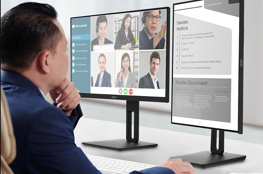 MSI PRO MP242AP 23.8 inç 100Hz 1Ms FLAT IPS Adaptive Sync Full HD Monitör H9