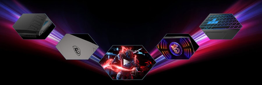 MSI PULSE 17 B13VFK-404TR Intel Core i7-13700H 32GB DDR5 1TB SSD RTX4060 6GB 17.3 inç 144Hz Full HD W11 Home Gaming Laptop h3