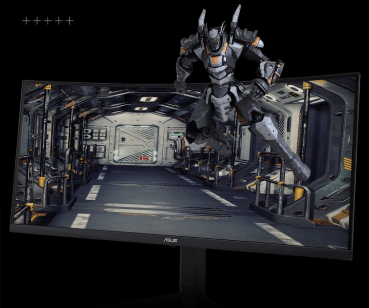 TUF Gaming VG34VQEL1A ASUS TUF Gaming VG34VQEL1A 34 inç 100Hz 1ms UWQHD FreeSync VA Kavisli Gaming Monitör h7