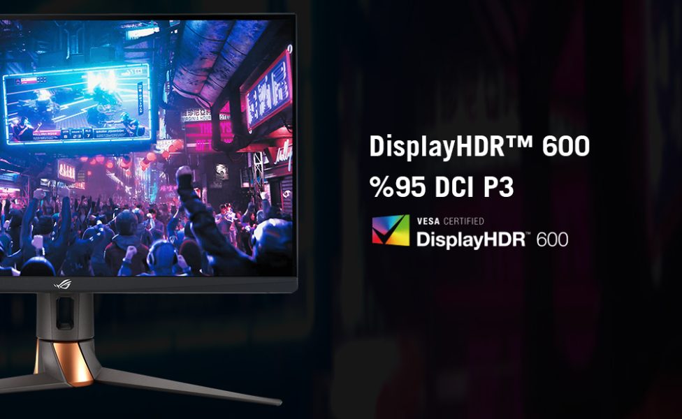 ROG Swift PG27UQR ASUS ROG Swift PG27UQR 27 inç 160Hz 1ms UHD FreeSync Premium Pro Fast IPS Gaming Monitör h9