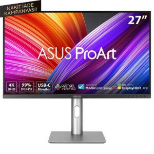 Asus Pa279crv 27 Inç 60hz 5ms 4k Uhd Adaptive Sync Hdr400 Ips Pivot Monitör 1