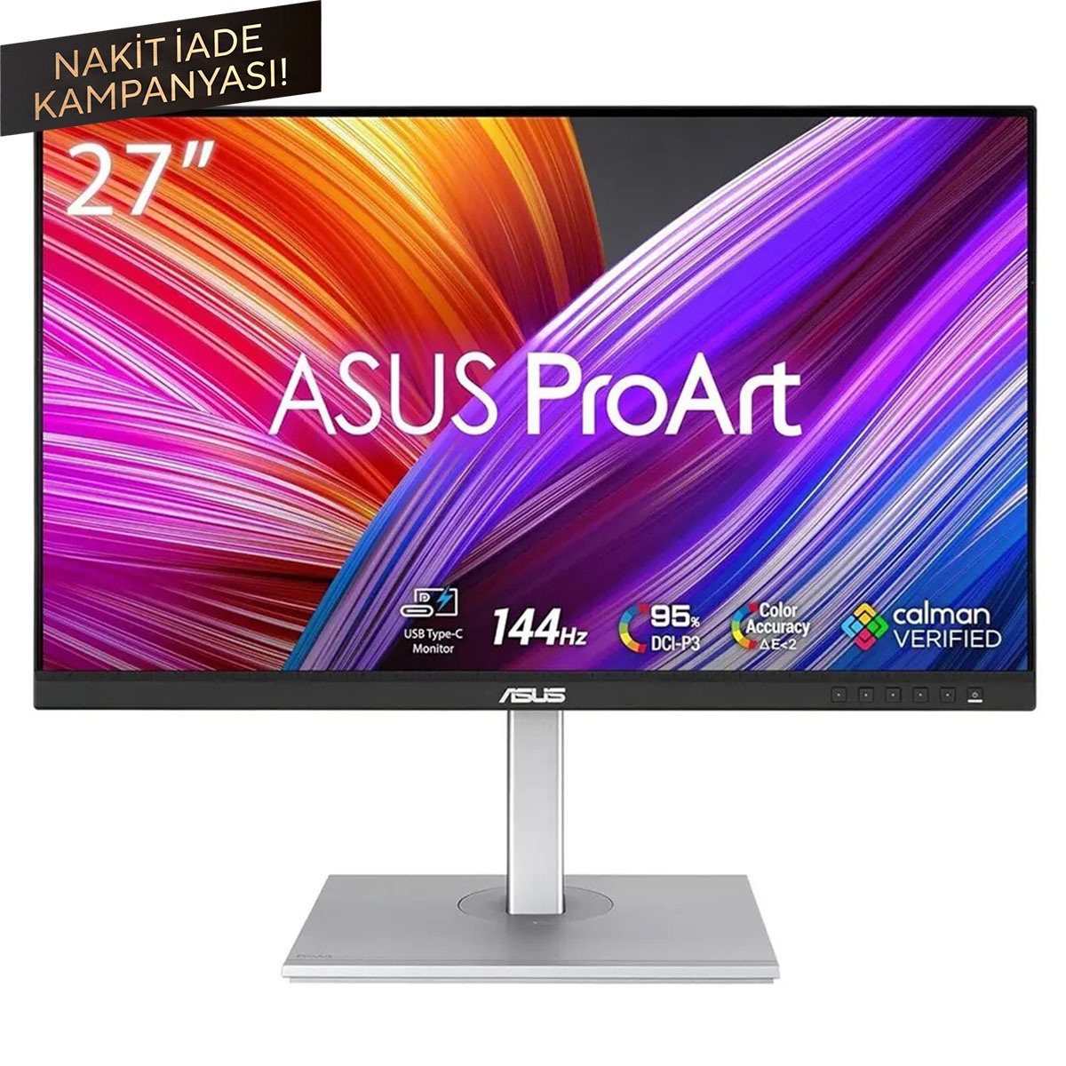 Asus Proart Pa278cgv 27 Inç 144hz 5ms 2k Qhd Freesync Ips Pivot Monitör 1