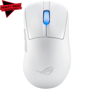 ASUS ROG Keris II Ace 42000 DPI kablosuz beyaz oyun faresi, yüksek hassasiyet ve konfor sunar. Oyun performansını artıran bu mouse, şık tasarımı ve gelişmiş özellikleriyle oyuncuların tercihi.