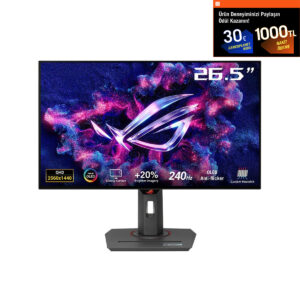 Asus Rog Strix Oled Xg27aqdmg 26.5 Inç 240hz 0.03ms 2k Qhd Adaptive Sync Woled Pivot Gaming Monitör 1