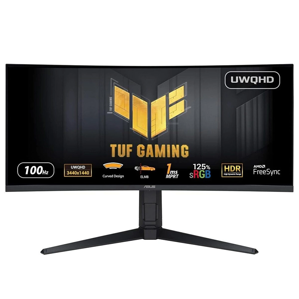 Asus Tuf Gaming Vg34vqel1a 34 Inc 100hz 1ms Uwqhd Freesync Va Kavisli Gaming Monitor