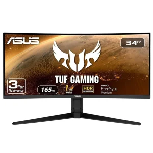 Asus Tuf Gaming Vg34vql1b 34 Inc 165hz 1ms Wqhd Adaptive Sync Va Kavisli Gaming Monitor